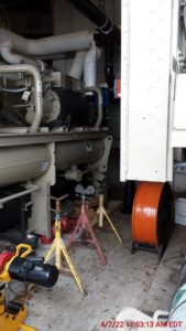 PEC completing installation in main mechanical room min